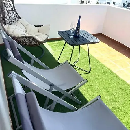 Gran Terraza, 1 Minuto De Piscinas Naturales דירה